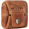 STILORD 'Claron' Portafoglio Piccolo in Pelle Porta Spicci per Uomo Donna Borsellino Mini Vintage in Cuoio Portamonete Retro Retro Wallet, Colore:kara - cognac