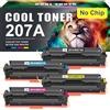 Cool Toner 207A M283fdw Cartuccia Toner Compatibile per HP 207A 207X Color Laserjet Pro MFP M283fdw M255dw M282nw M283fdn M255nw W2210A W2211A W2212A W2213A - Nero Ciano Giallo Magenta