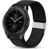 HUZU Cinturino per Samsung Galaxy Watch 4/4 Classic, 20 mm, in nylon intrecciato per Watch 3 41 mm, cinturino di ricambio regolabile per Active 40 mm/Active 2 40 mm/44 mm