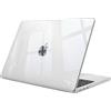 FINTIE Custodia Compatibile con MacBook Air 13.6 Pollici M5/M4/M3/M2 (2026/2025/2024/2022, A3449/A3240/A3113/A2681) - Cover Rigid Protettivo Guscio Rigido Case, Trasparente Glittering