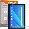 REY Pack 2X Pellicola salvaschermo per Lenovo Tab 4 10, Pellicole salvaschermo Vetro Temperato 9H+, di qualità Premium Tablet