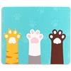 AOKSUNOVA Tappetino Mouse Piccolo Mouse Pad Tappetino Per Mouse Tappettino Mause PC 24 x 20 cm Zampa di Gatto