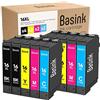 basink Cartuccia d'inchiostro compatibile con EPSON 16XL Pack 10 per WF2510 WF2760 WF2630 WF2750 WF2650 WF2660 WF2540 WF2530 WF2520 WF2010 WF2760