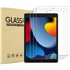 ProCase Pellicola Protettiva per iPad 9 2021/ iPad 8 2020/ iPad 7 2019/iPad 10.2 Pollici Vetro Temperato [Alta HD Trasparenza, Anti-Impronte Digitali/Graffi/Agli Urti/Olio] -3 Pezzi