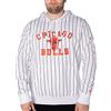 New Era - Felpa con cappuccio delle squadre delle leghe sportive americane NFL, NBA e MLB, edizione limitata, Chicago Bulls Bianco, L