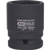 KS Tools 515.1332 Bussola Esagonale per Avvitatori ad Impulsi, Corta, 32 mm, 3/4
