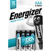 Energizer E301321400 Max Plus Micro (AAA) - 4 pezzi, cromato
