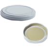 OPIROS Capsule Twist Off Per Barattoli In Vetro Coperchi Per Vasi Vasetti Conserve Marmellate Passate Pomodoro Confetture Casalinghe (Diametro mm.82, Bianchi - Pezzi 100)
