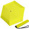 Knirps Ombrello tascabile Knirps Ultra US.050 Slim Manual - Ultra leggero e piatto - Resistente alle tempeste - Antivento - 21 cm - Giallo