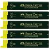 Faber-Castell - Confezione di mine Super-Polymer, 0.35 H (5x), 5