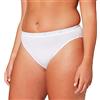 sloggi Donna 24/7 100 H Tai 3P, Bianco, 48