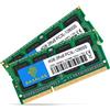 Rasalas 8GB (2x4GB) PC3L-12800 DDR3L 1600MHz SODIMM 4GB RAM DDR3-1600 2Rx8 PC3-12800S 204-Pin Laptop Memoria Portatile 1.35V CL11 Dual Rank KIT