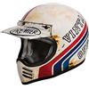 Premier Casco Mx Btr 8 Bm,Bianco/Rosso/Blu,S