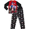 WWE Pigiama lungo John Cena Wrestling - Set di pigiama lungo, colore: Nero rosso, Nero , 10-11 Anni