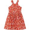 Mayoral Vestito da bambina estivo - stampato- 100% cotone - abito senza maniche - abbigliamento da bambina - abbigliamento regalo - per bambine dai 2 agli 8 anni, Paprika, 4 anni