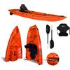 Big Mama Kayak kayak divisibile modello Split 1 Big Mama kayak, canoa modulare, si monta in 30 secondi ( arancio )