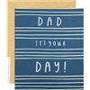Hallmark Studio Ink - Biglietto di auguri di compleanno per papà, design contemporaneo con testo, blu
