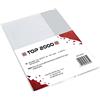 TOP-2000 400156347 - Confezione da 5 quaderni, formato DIN A5, in polipropilene riciclabile, 0,09 mm, extra resistente, colore: Trasparente