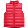 Qinuan Piumino Senza Maniche Gilet Bambini Leggero Piumini Giacche Cappotti Smanicato Rosso 100