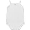 Ellepi 6 Body Bimba con bretellina in Puro Cotone Anallergico con Cuciture Comfort Colore Bianco. Taglia 24 Mesi