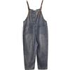 each women Salopette da Donna Larghe Jeans Tute da Donna Taglie Forti con Cinturino Regolabile Salopette Casual Allentata