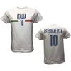 DND DI D'ANDOLFO CIRO T-Shirt da Bambino Maglia Bianca Italia per Veri Tifosi Italiani, Stampata Direttamente su Tessuto. Personalizzata con Il Tuo Nome e Numero o del Tuo Giocatore Preferito (11/12 Anni)