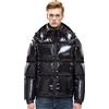 Extreme Pop Piumino Uomo Invernale in Pura Piuma Bianca D'Oca Colori Lucidi Brand Inglese Ultima Settimana di Grandi Saldi (M, Nero 4)