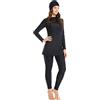 seafanny Costume da Bagno Modesto da Donna, 3 Pezzi, Copertura Integrale Hijab Burkini (Palmetto 46-48) 3XL
