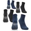 Occulto calze antiscivolo uomo pacco da 2-4 (modello: Andi) 4 Paia | blu navy,nero 39-42