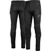 Reusch Torhüter Goalkeeping Allenamento Pantaloni da Portiere da Calcio, Lunghi, Imbottiti, per Adulti, Nero/Argento, XL Uomo