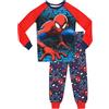 SPIDER-MAN Marvel Pigiama | Pigiama Spiderman Bambino | Pigiami Bambini Cotone Lungo | Vestibilitta Stretta Blu 6-7 Anni