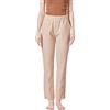 JOPHY & CO. Pantalone Cropped Donna Largo Comodo Elastico in Ecopelle con Tasche (cod. 9838) (Rosa, M)