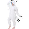 dressfan Unisex Drago Costumi Pigiama Nero Tuta Drago Halloween Carnevale Costumi e Cosplay,Regali Pigiama di Natale per Donna Uomo,XL