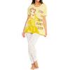 Disney Pigiama per Donna Belle Giallo XX-Large