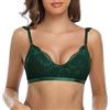 SHEKINI Reggiseno Senza Ferretto Triangolo Brassiere Donna Reggiseni di Pizzo Bralette Top Donna Intimo Sexy Lingerie con Scollo a V Imbottito Rimovibile