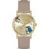 Tikkers RSPB - Orologio da donna con quadrante stampato con uccellini, Martin pescatore di visone, Moderno