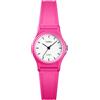 FeiWen Minimalismo Orologio da Polso da Ragazzo e Donna 50M Impermeabili Plastica Cassa e Gomma Banda Fashion Casual Analogico Quarzo Sport Orologi (Rosso)
