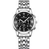 RORIOS Moda Orologio Donna Orologio Luminosi Orologio Analogico al Quarzo con Cinturino in Acciaio Inox Calendario Orologi da Polso per Donna