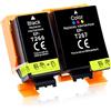 Jhaan Cartucce Compatibili per Epson T2661 T2670 Cartucce d'inchiostro | Cartucce Compatibili per Epson WF-100W WF-110W Workforce Printers (1 Nero, 1 Colore)