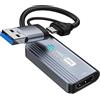 Papeaso scheda acquisizione video Papeaso, scheda di acquisizione da HDMI 4K a USB/USB C 3.0, acquisizione video 1080P 60FPS, per streaming, insegnamento, giochi, videoconferenze o trasmissione in diretta