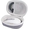 co2CREA Duro Viaggio Caso Custodia per Logitech MX Anywhere 3 / 2S / 2/1 Mouse Wireless Bluetooth (Bianca)(solo scatola,Case Only)