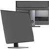 Copri Monitor Antipolvere Kwmobile Per Schermi 27-28 Pollici - Custodia Protettiva Nera/Grigia Per PC