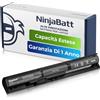 NinjaBatt Batteria per HP 756743-001 V104 VI04 ProBook 450 G2 455 G2 440 G2 756478-421 756478-851 756745-001 756478-422 756479-421 Envy 14 15 17 Series - Alte prestazioni [4 Celles/2200mAh]