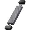 ORICO Case M.2 NVMe SATA SSD, USB3.2 10Gbps Senza Cavo Adattatore in Alluminio per M.2 PCIe NVMe M-Key SATA B+M Key 2230/2242/2260/2280 SSD, Enclosure Esterno M2 con UASP Trim-M2PJK