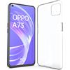 N NEWTOP Custodia Cover Compatibile con OPPO A73 5G, Morbido TPU CLEAR Gel Silicone Anti Graffio Trasparente Slim Sottile Flessibile Case Posteriore Protettiva