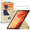 ebestStar - Cover per Samsung Galaxy Tab A7 10.4 T505 (2022, 2020), Custodia Silicone Trasparente, Protezione TPU Antiurto, Morbida Sottile Slim, Trasparente + Vetro Temperato
