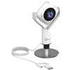 j5create JVCU360 - Webcam per videoconferenze a 360 gradi, HD 1080p, con microfono ad alta fedeltà, per videoconferenze, lezioni online e videochiamate familiari