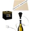 Stappa e illumina Standard | Portalampada E27 Trasforma Bottiglie in lampade in 30 Secondi, Bottiglia con foro da 15 a 22 mm, Bottiglie Magnum - per Kit Lampada Bottiglia (1 pcs)