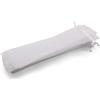 OLILLY 50 buste bianche in organza, 26 x 6 cm, ideali per oggetti lunghi, colore: Bianco