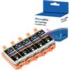 Woungzha 5X PGI-35 CLI-36 cartucce di inchiostro ricambio per Canon PGI35BK CLI36C PGI35 CLI36 5 colore compatibile con Canon Pixma IP100 IP110 TR150 IP100WB IP110WB IP110WB Mini 260 320